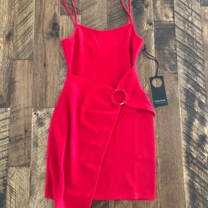 Red Privacy Please Dress